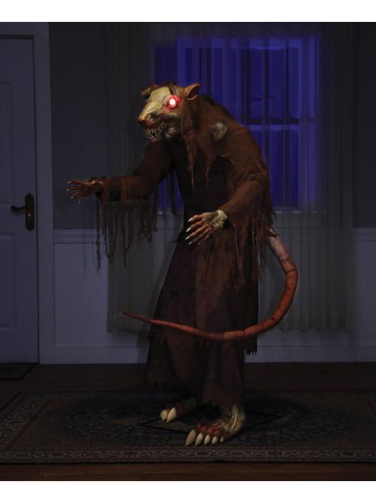 Figura animada Terror rata sarnosa (1,5 m)