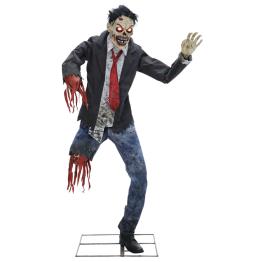 Figura animada Terror zombi fracturado (1,8 m)