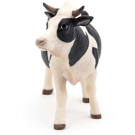 Figura Animal de Granja Vaca Negra y Blanca