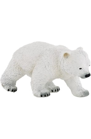 Figura Animal Salvaje Oso Polar Cria Andando Marca Papo