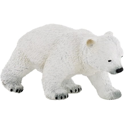 Figura Animal Salvaje Oso Polar Cria Andando Marca Papo