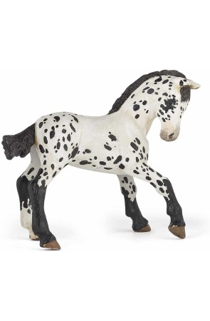 Figura Caballo Appaloosa Potro Negro