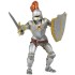 Figura Colección Papo Caballero con armadura y pluma roja