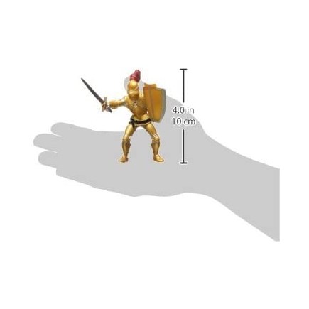 Figura Colección Papo Caballeros Medievales Caballero con Armadura de Oro