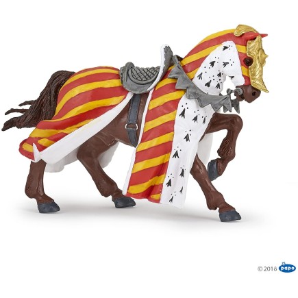 Figura Colección Papo Caballeros Medievales Torneo Caballo