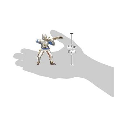 Figura Colección Papo Caballeros Medievales Guerrero azul con ballesta