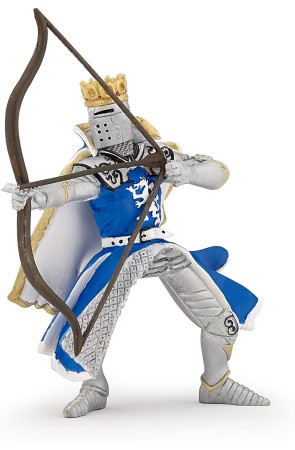 Figura Colección Papo Caballeros Medievales Rey Dragon con Arco y Flecha