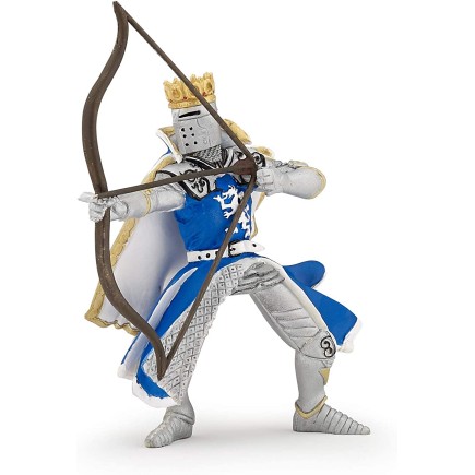 Figura Colección Papo Caballeros Medievales Rey Dragon con Arco y Flecha
