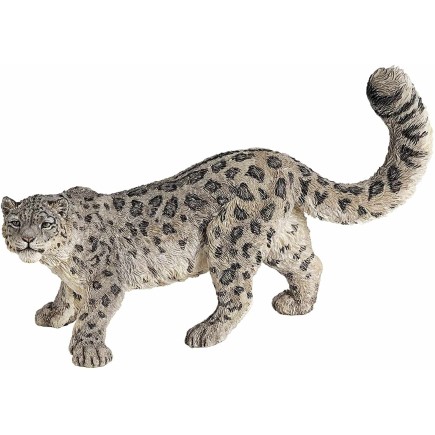 Figura de Animal Salvaje Leopardo de las Nieves