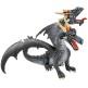Figura de Dragón Gris 2 Cabezas  Bullyland