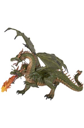 Figura de Resina Dragón de 2 Cabezas y Fuego Marca Papo