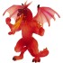 Figura de Resina Dragón de Fuego Marca Papo