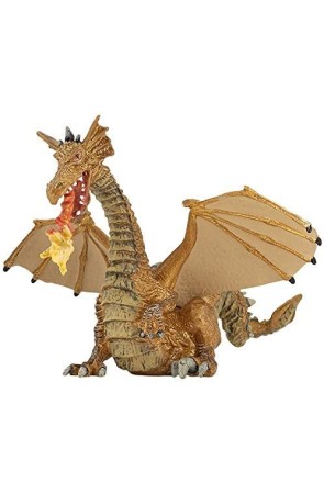 Figura de Resina Dragón Dorado Colección Papo