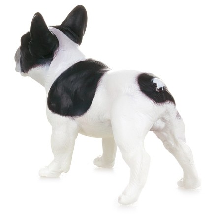 Figura Perro Bulldog francés blanco y negro - Papo