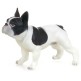 Figura Perro Bulldog francés blanco y negro - Papo