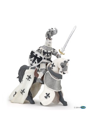 Figuras Colección Papo Caballo de Gala Blanco con Caballero