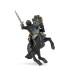 Figuras Colección Papo Medieval  Caballero Negro con Armadura