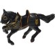 Figuras Colección Papo Medieval  Caballero Negro con Armadura