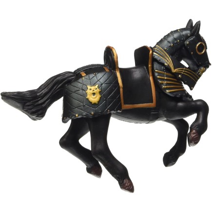 Figuras Colección Papo Medieval  Caballero Negro con Armadura