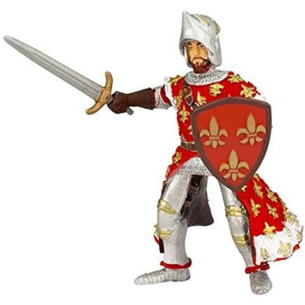 Figuras Colección Papo Medieval  Príncipe Felipe Rojo