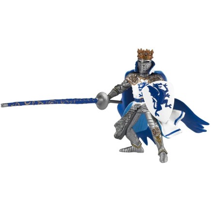 Figuras Colección Papo Rey con escudo dragón azul