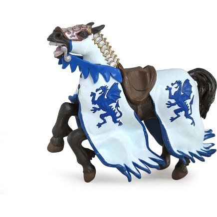 Figuras Colección Papo Rey con escudo dragón azul