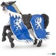 Figuras Colección Papo Rey con escudo dragón azul