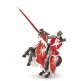 Figuras Colección Papo Rey con escudo dragón rojo