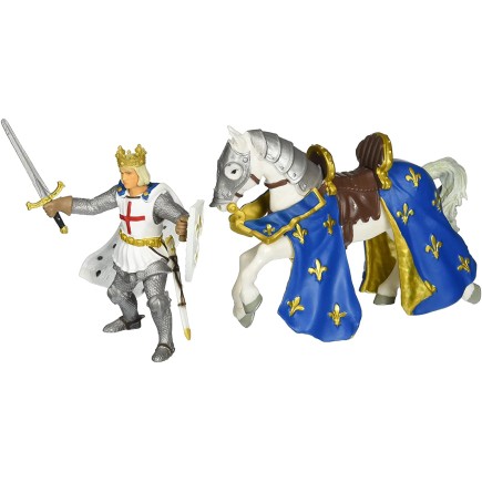 Figuras Colección Papo San Luis y su caballo