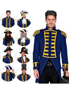 Frac Desfile Lujo Azul adulto