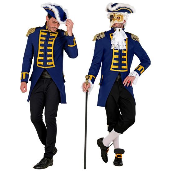 Frac Desfile Lujo Azul adulto