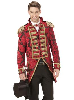 Frac Lujo Jacquard Rojo adulto