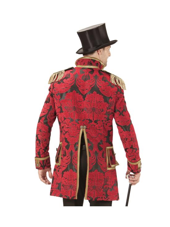 Frac Lujo Jacquard Rojo adulto