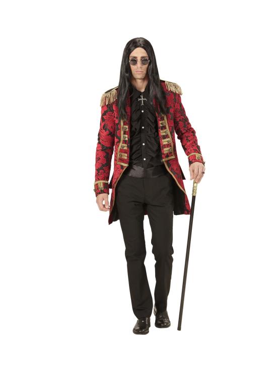 Frac Lujo Jacquard Rojo adulto