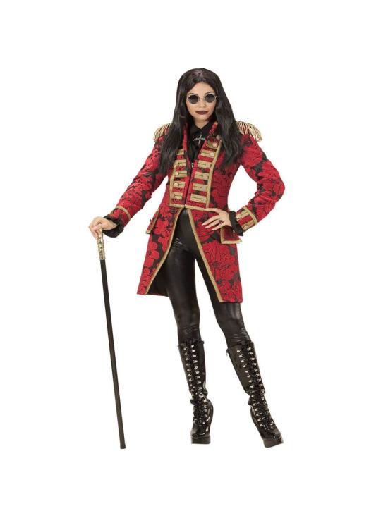 Frac Lujo Jacquard Rojo para adulta