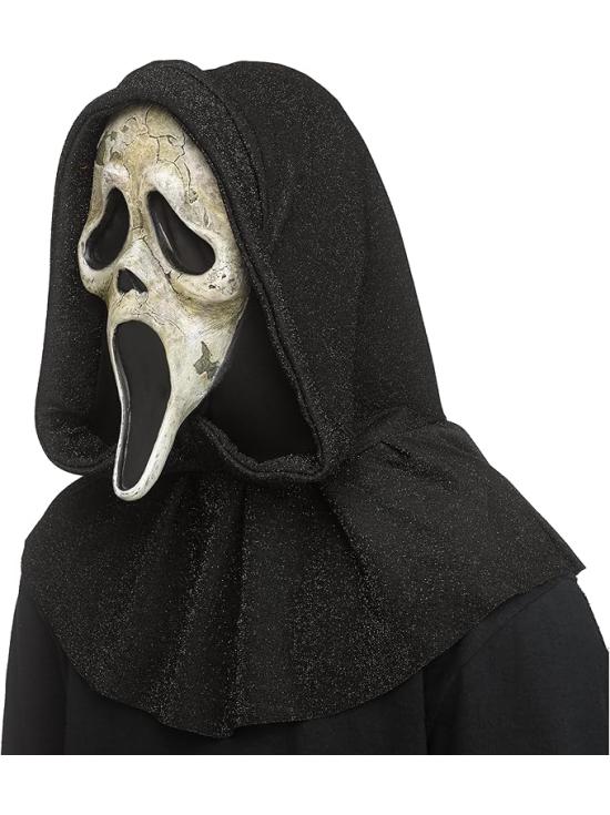 Máscara GhostFace Deluxe Envejecida – Scream Máscara de Terror Halloween
