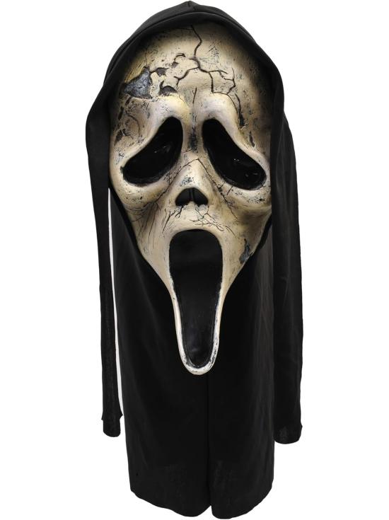 Máscara GhostFace Deluxe Envejecida – Scream Máscara de Terror Halloween