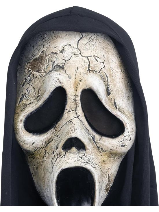 Máscara GhostFace Deluxe Envejecida – Scream Máscara de Terror Halloween