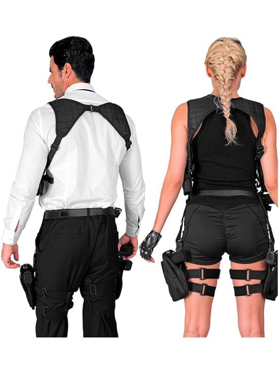 Funda táctica para disfraces de policía, SWAT, militares y agentes secretos Derecha o Izquierda