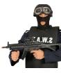 Fusil de asalto 66 cms para disfraces