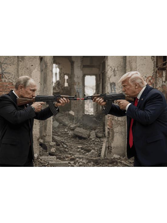 Fusil de Asalto Ruso de Juguete 70 cm para disfraces de militares