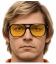 Gafas Años 70 Amarillas Jeffrey Dahmer para Disfraz Adulto Unisex