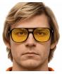 Gafas Años 70 Amarillas Jeffrey Dahmer para Disfraz Adulto Unisex