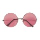 Gafas años 70 lentes Rosas