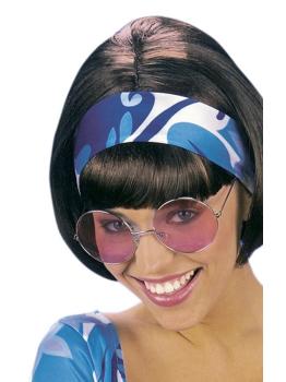 Gafas años 70 lentes Rosas