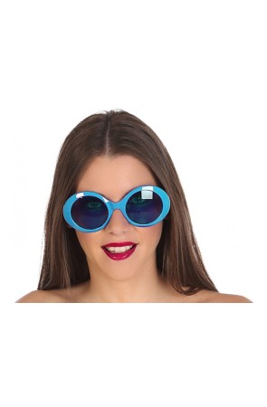 Gafas Años 70 Mega Fashion Azules