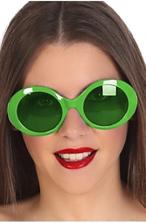Gafas Años 70 Mega Fashion color Verde