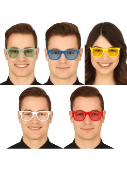 Gafas con cristales de color (5 colores distintos)