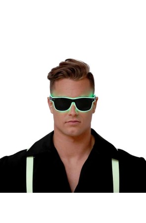 Gafas con Luz Verde