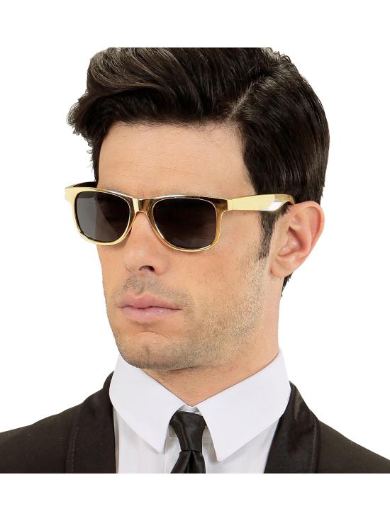 Gafas de Disfraz Plateadas y Doradas Fiesta